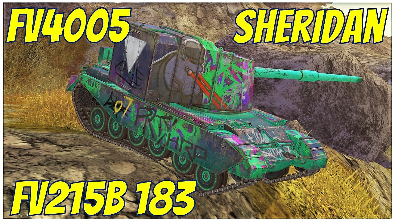 FV4005, Sheridan & FV215b 183 ● WoT Blitz