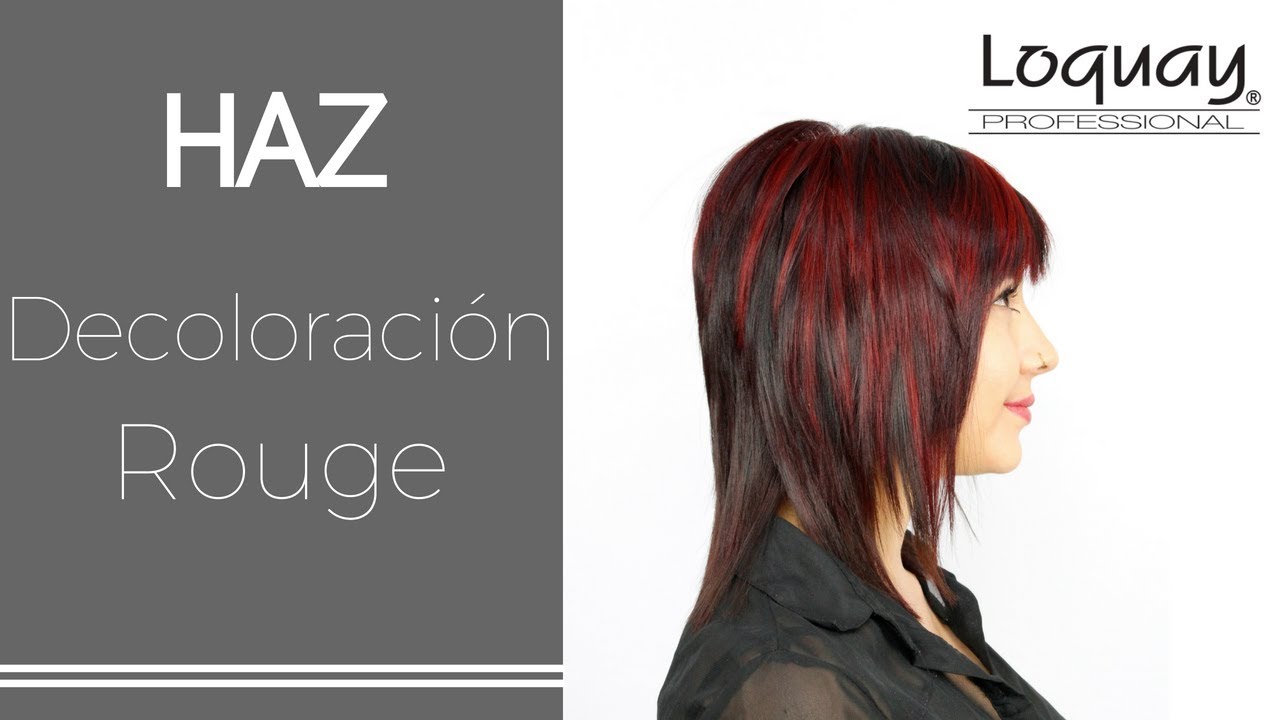 Tutorial Decoloración Rouge