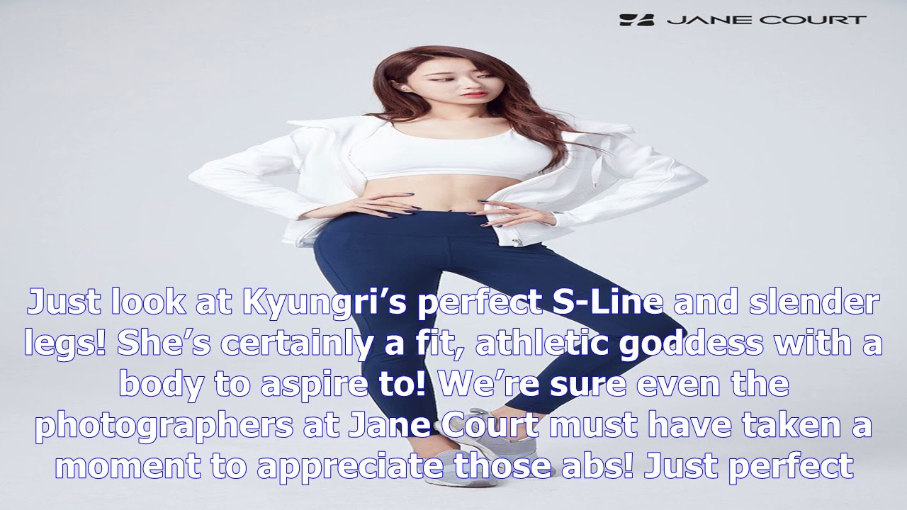Kyungri does super hot yoga pants photoshoot for jane court