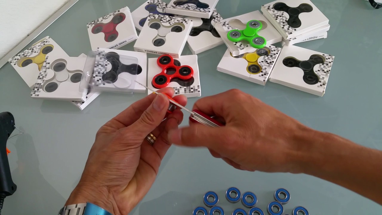 Hacks World's First DIY Fidget Spinner Customerizable With Super Mini Fun Magnets Full HD 2017