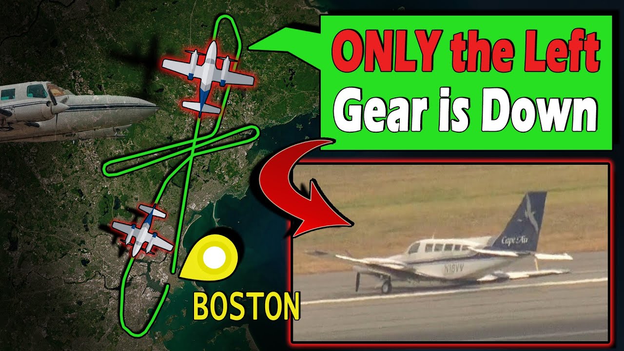 Plane LANDS WITH ONLY ONE WHEEL | Awesome Piloting Skills!
