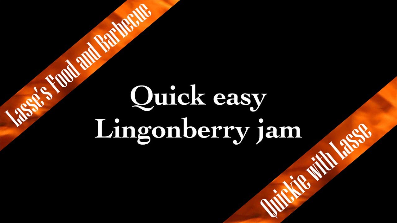 Lingonberry jam - Easy
