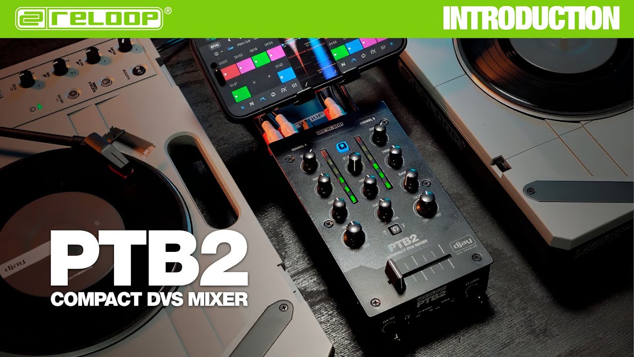 Reloop PTB-2 — портативный 2+1-канальный диджейский микшер с интерфейсами DVS и Bluetooth (введение)