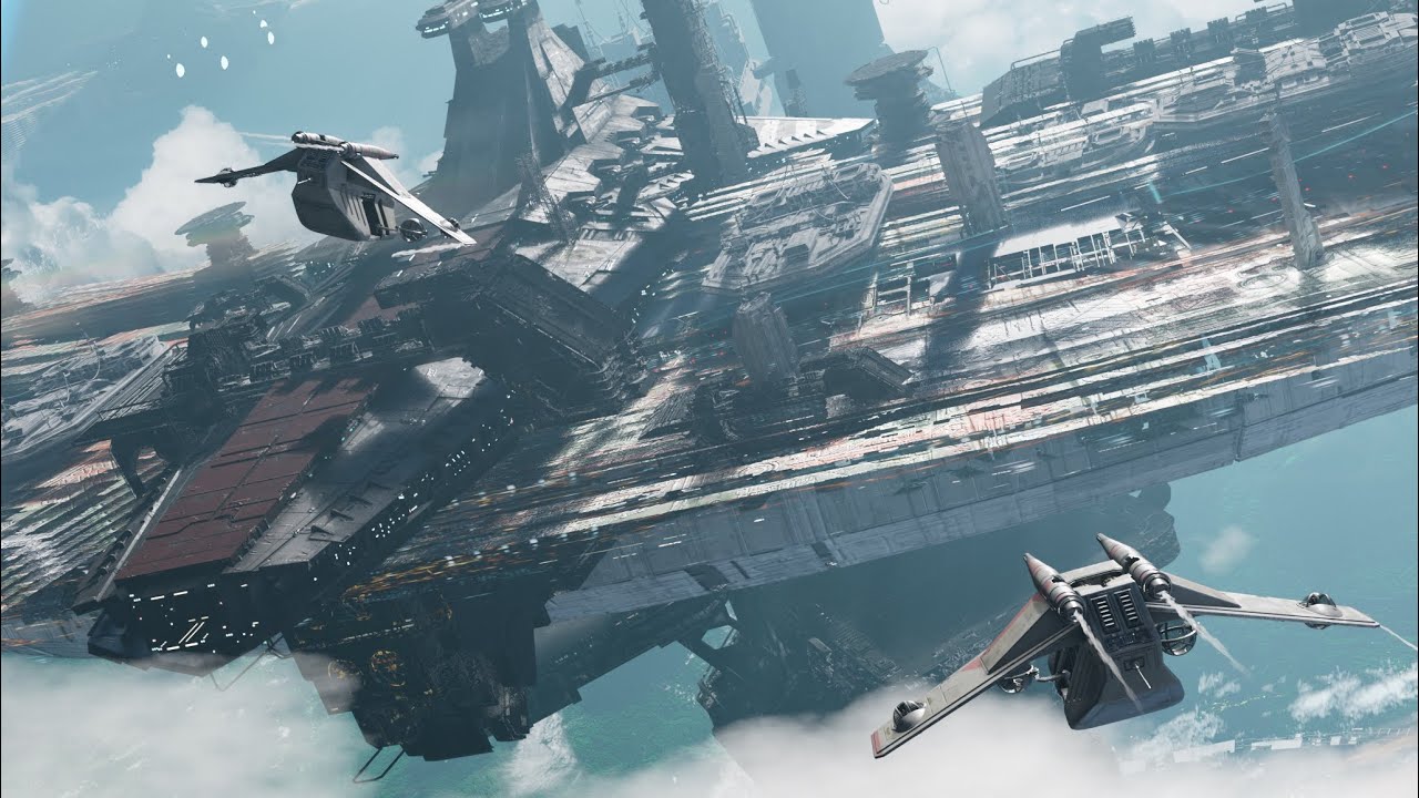 Star Wars Venator Arrival 