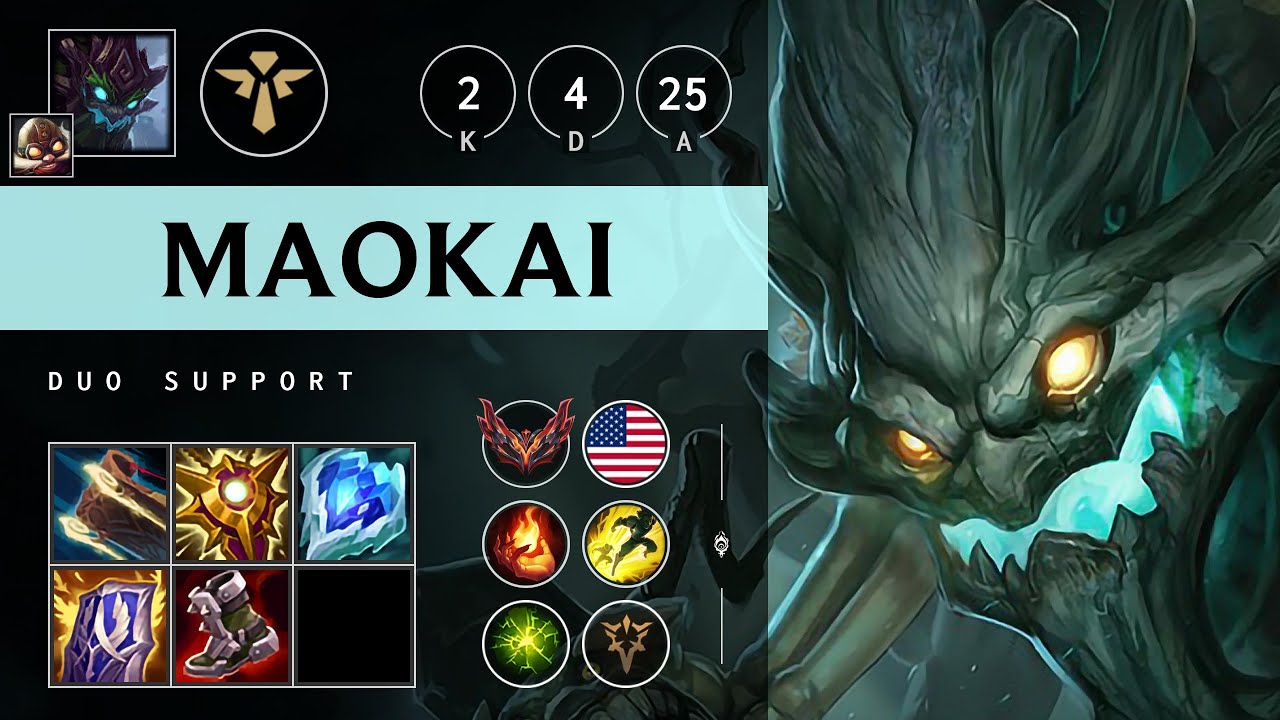 Maokai Support vs Pyke - NA Grandmaster Patch 14.23