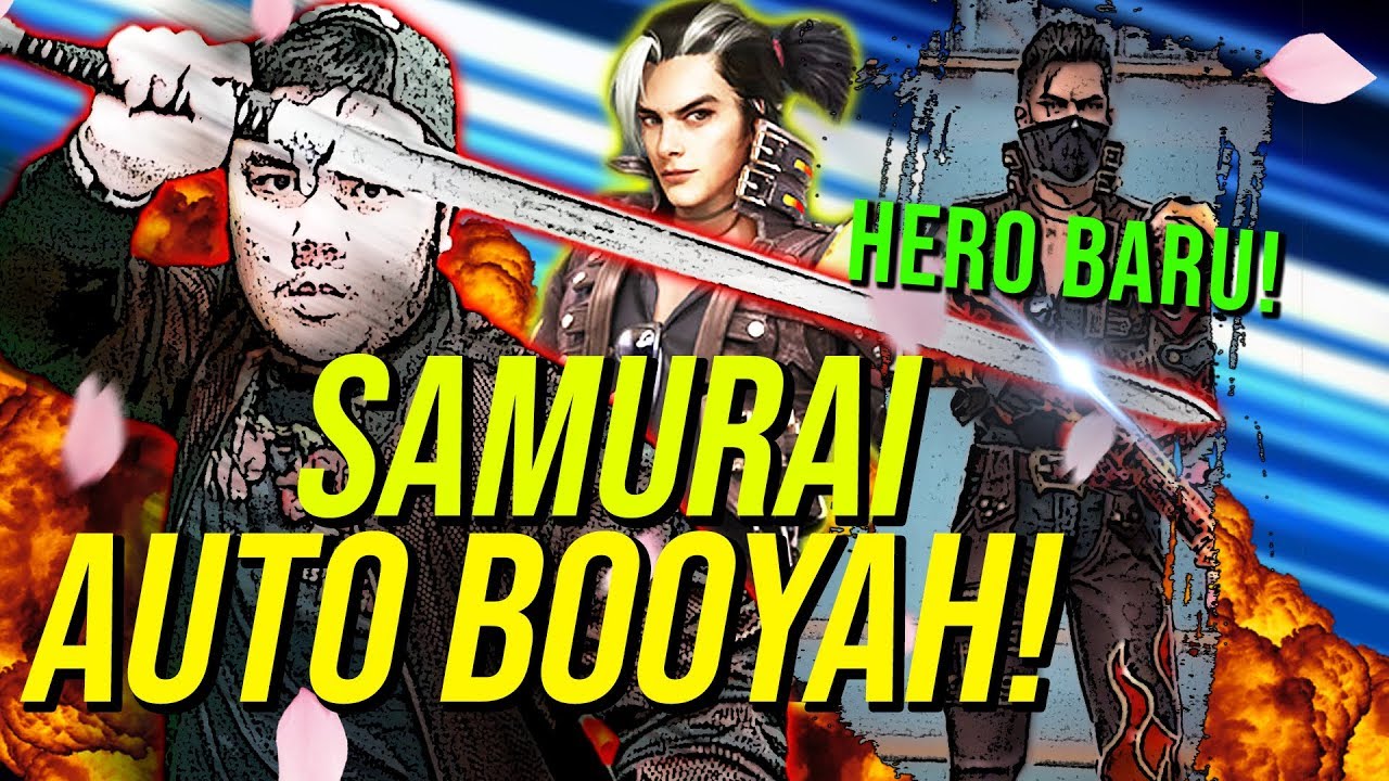 NYOBA KARAKTER BARU HAYATO SOLO RANK SEMUA RATA BOOYAH!! - Free Fire Indonesia #59