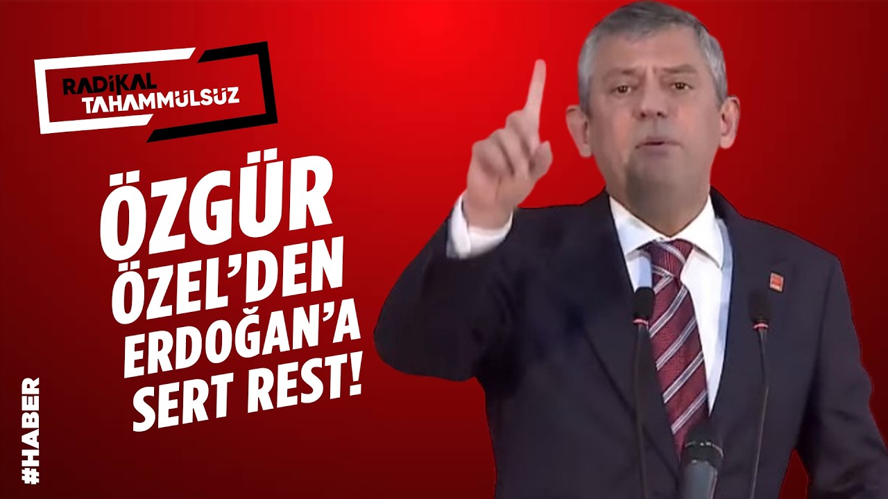 Özgür Özel ÇILGINA DÖNDÜ! Erdoğan'a böyle seslendi: 