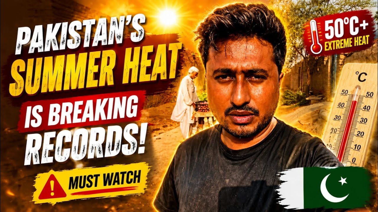 Pakistan is Burning 🔥 Sindh Faces Deadly 50&deg;C Heatwave 😱 | Extreme Weather Alert
