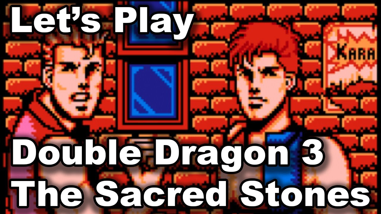 Let's Play Double Dragon 3 The Sacred Stones on NES Clone Console - Video Game Memories