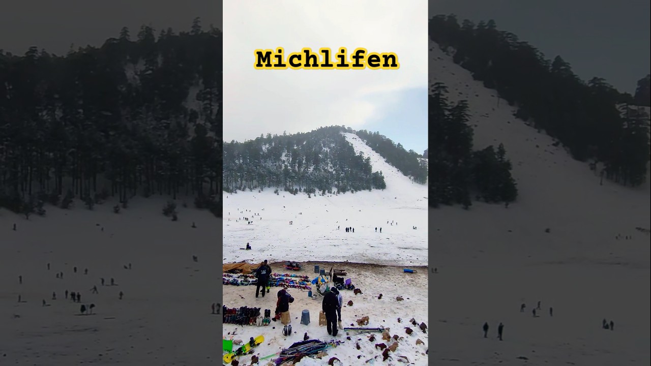 ميشليفن افران #المغرب #morocco #اكسبلور  ifran #michlifen #snow