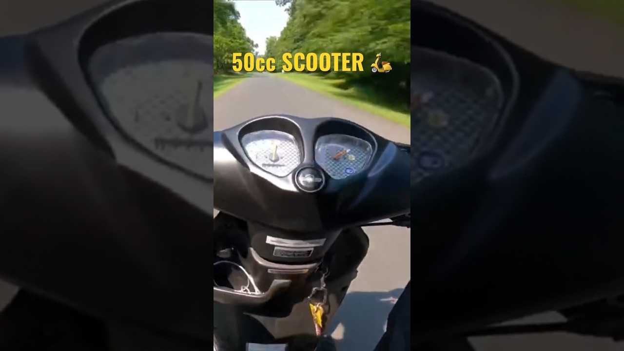 50cc SCOOTER TOP SPEED TEST 🛵 #topspeed #50cc #scooter