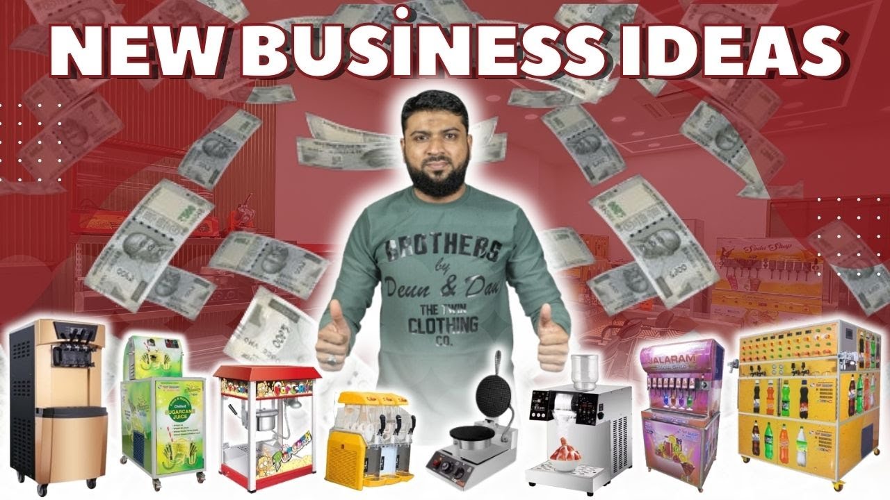 🚀 New Business Ideas for 2024-25 | Profitable Machine-Based Businesses | Soda machine, Slush machine