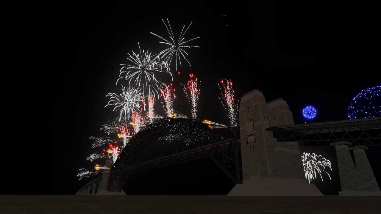 |HD| Sydney New Years Eve 2012 - FWsim
