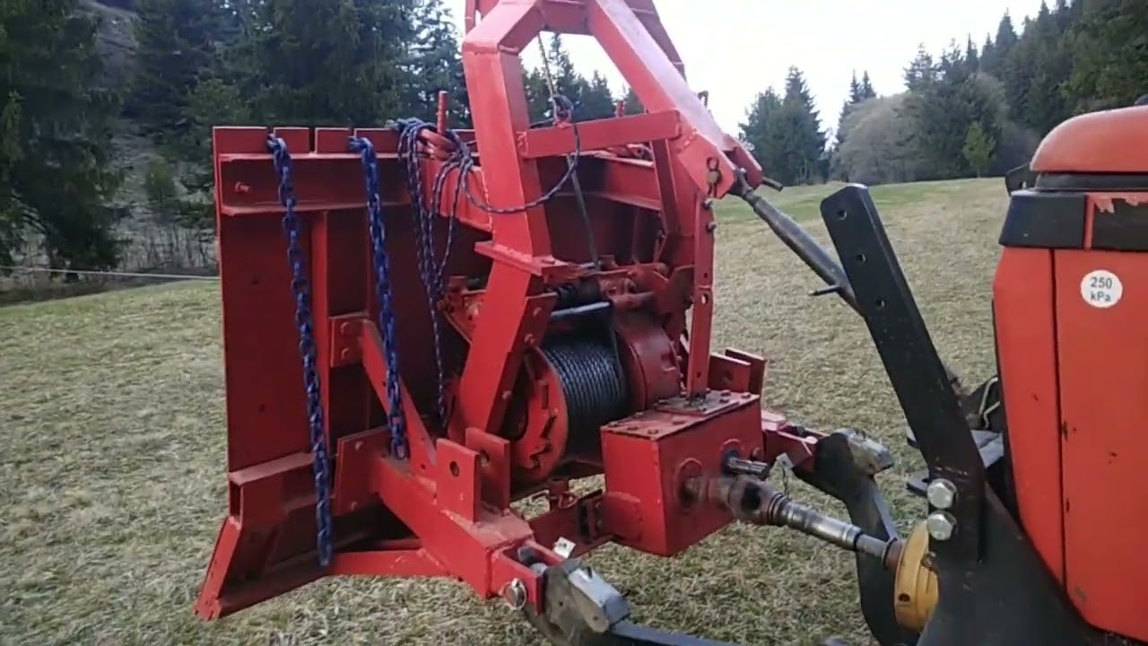 Zetor + obojstranný naviják v3s v trojbode