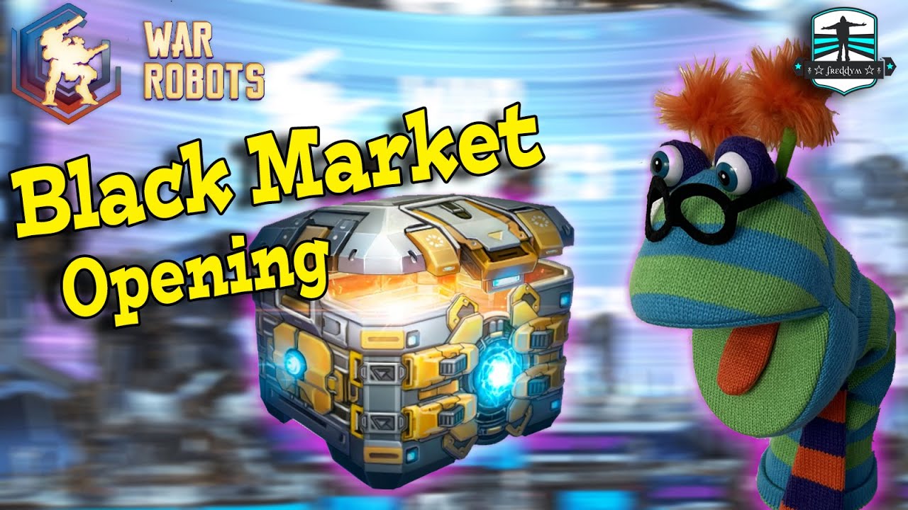 BLACK MARKET GOLDCHEST & SUPERCHEST OPENING - War Robots 4K Ultra HD