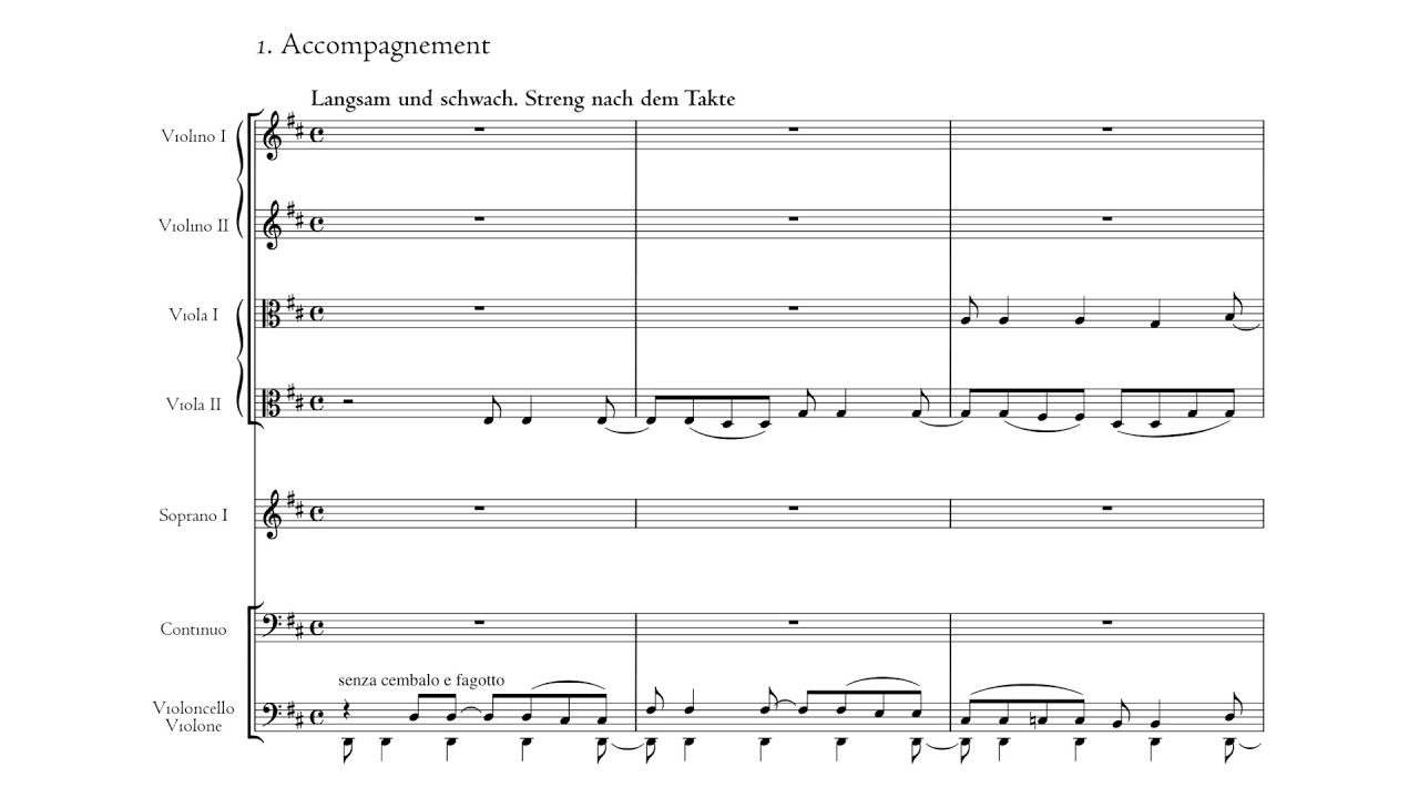 C.P.E Bach - Morgengesang am Schöpfungsfeste, H.779