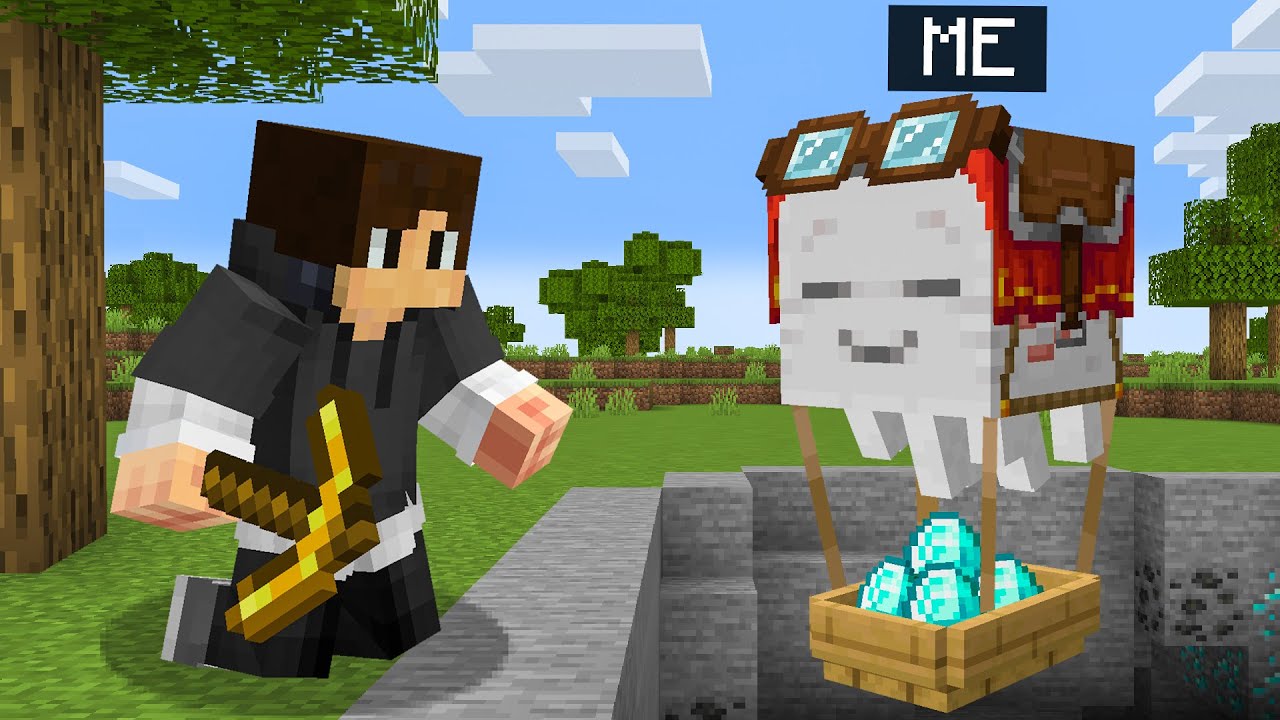 Playing as a HELPFUL Happy Ghast in Minecraft