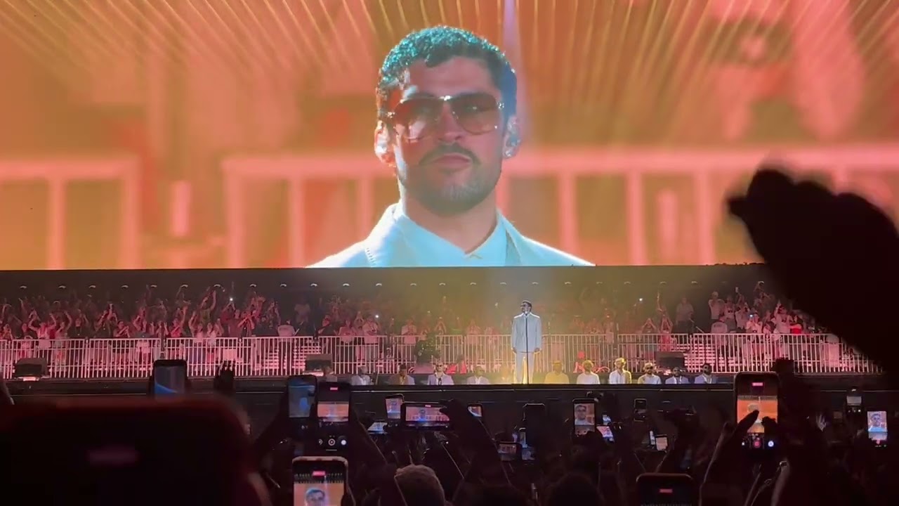 Bad Bunny en vivo São Paulo - Introducción y La Mudanza