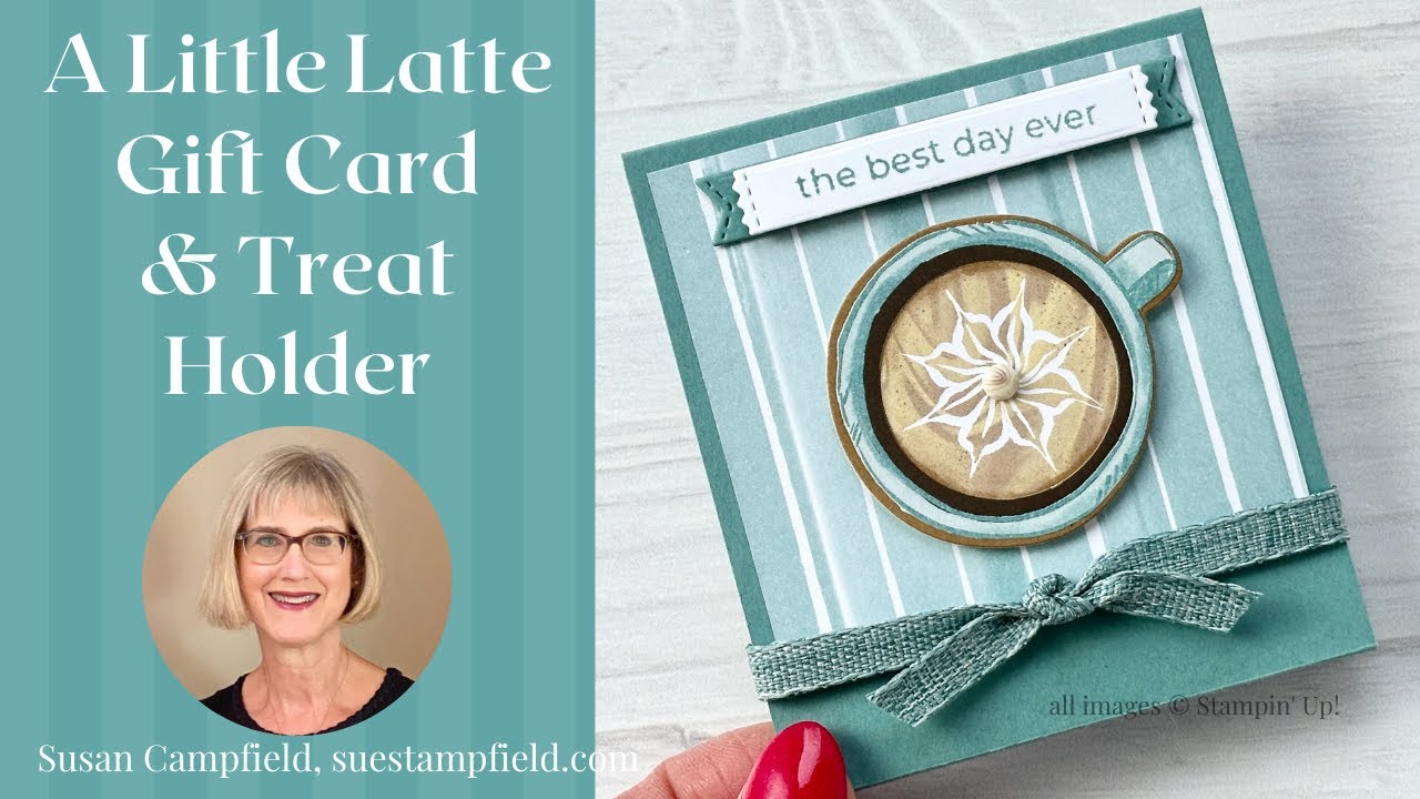 A Little Latte Gift Card & Treat Holder