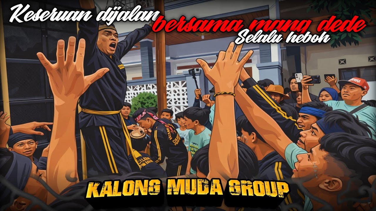 Penampilan mang Dede emang selalu kocak💥kalong muda group🔥BALADNA MANG IPIN