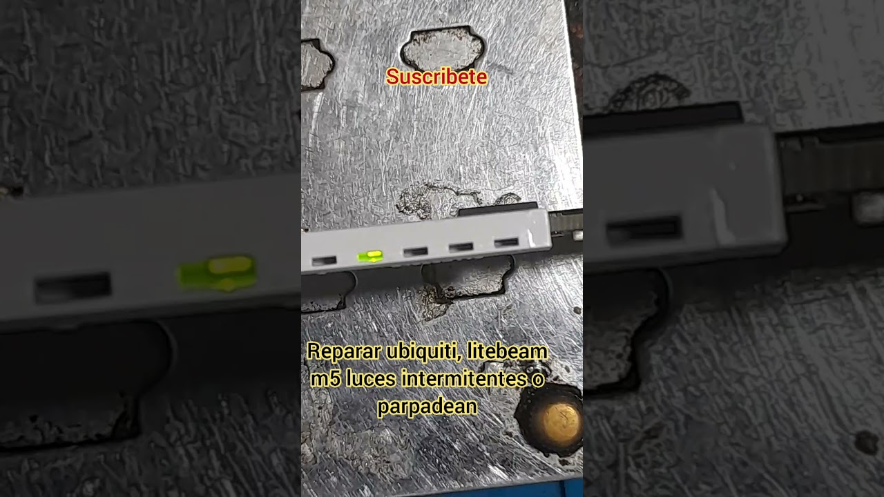 Soluci&oacute;n Ubiquiti Litebeam m5 luces intermitentes o parpadean.
