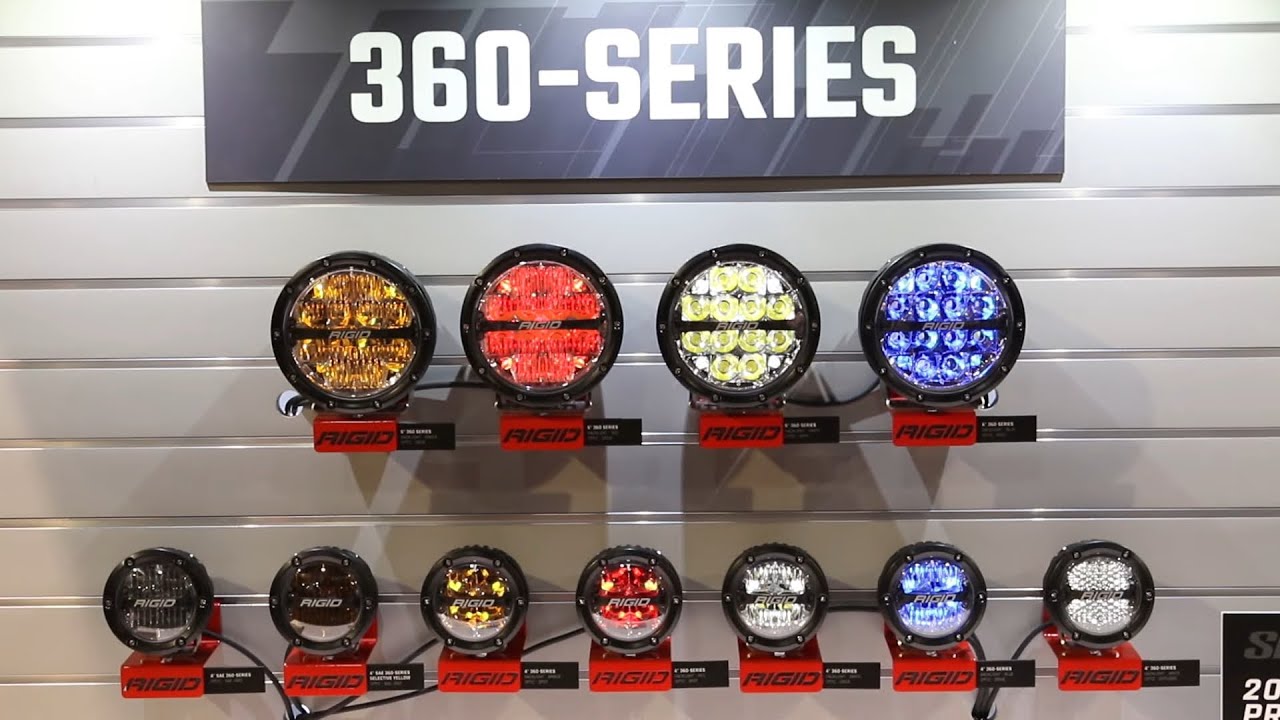 SEMA 2019: Rigid Industries Dives Into Round Lights With Its 360-Series Lights