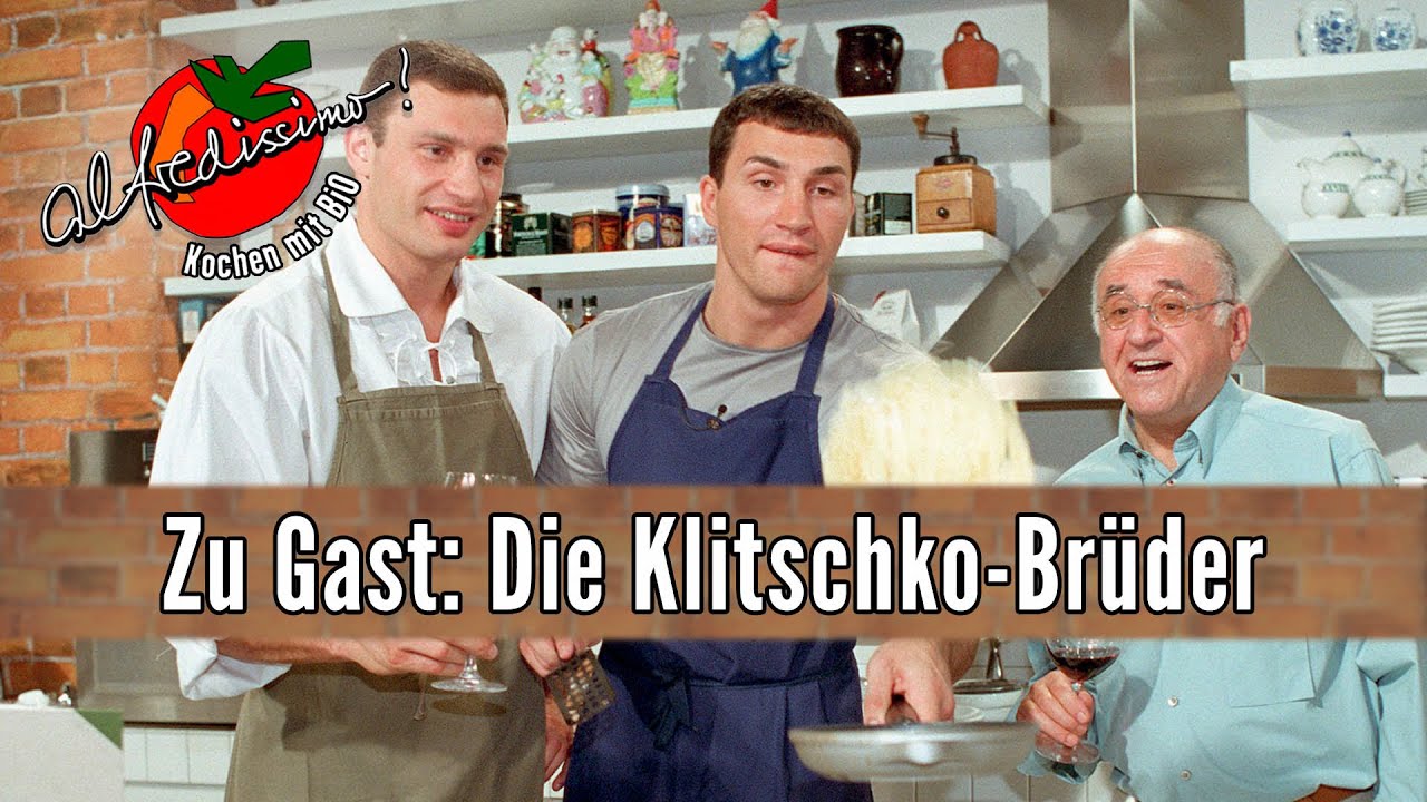 alfredissimo! - Kochen mit Bio! - Blinis / Zwetschgen-Lauch-Pfanne - Mit Vitali & Wladimir Klitschko