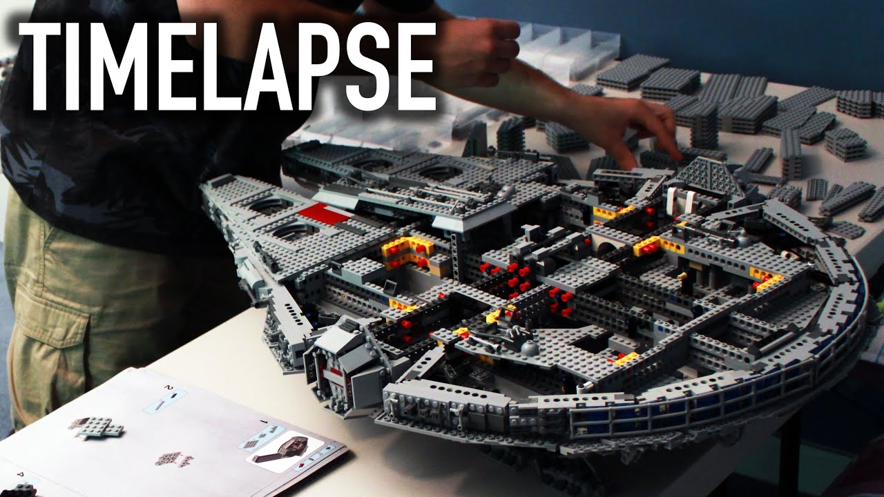 LEGO Star Wars UCS Millennium Falcon 10179 TIMELAPSE BUILD!