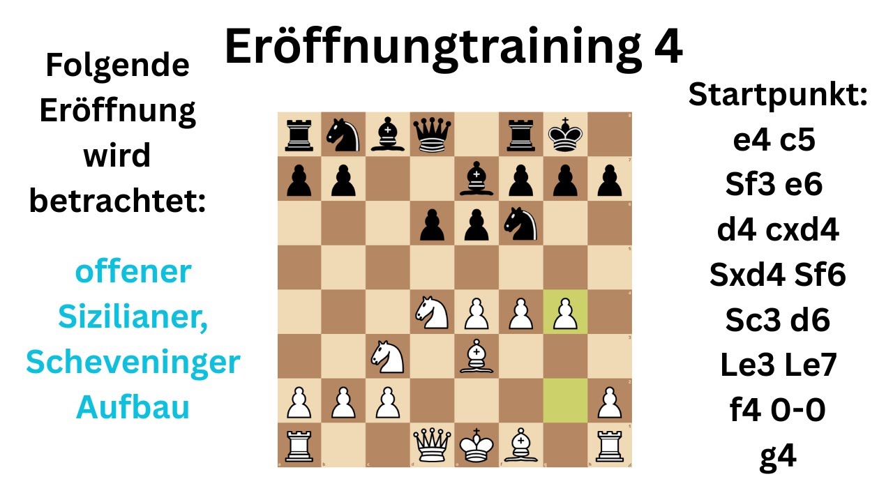 Nici's Eröffnungstraining 4  | Schach/Chess Deutsch/German
