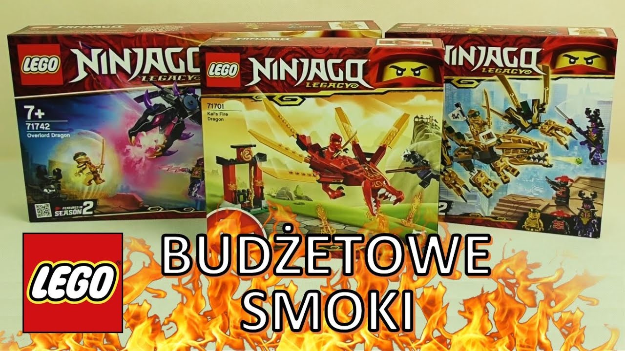 BUDŻETOWE SMOKI z LEGO NINJAGO LEGACY / VLOG