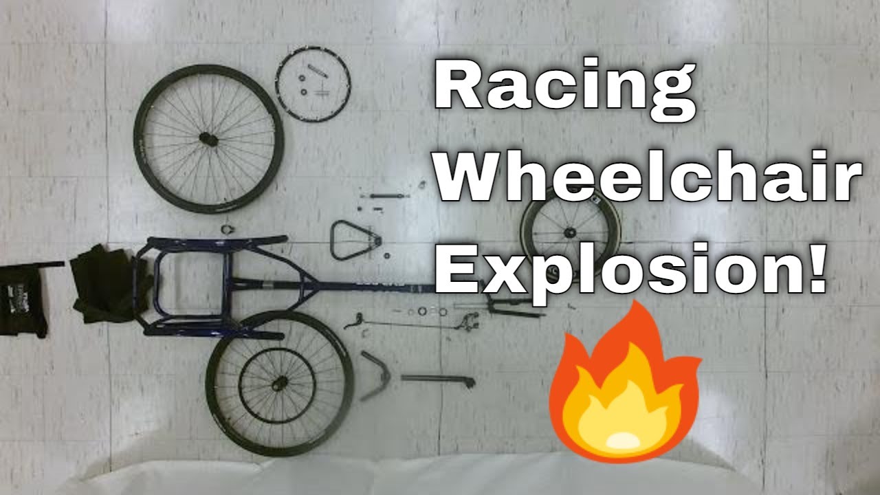 Exploding Racing Wheelchair
