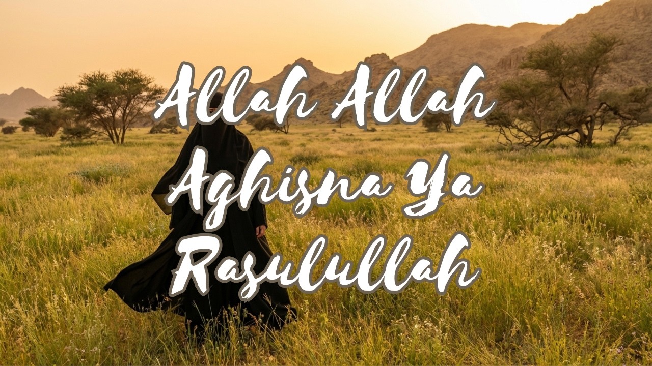 Allah Allah Aghisna Ya Rasulullah 🌙 Lirik & Terjemahan | Sholawat Merdu Penyejuk Hati