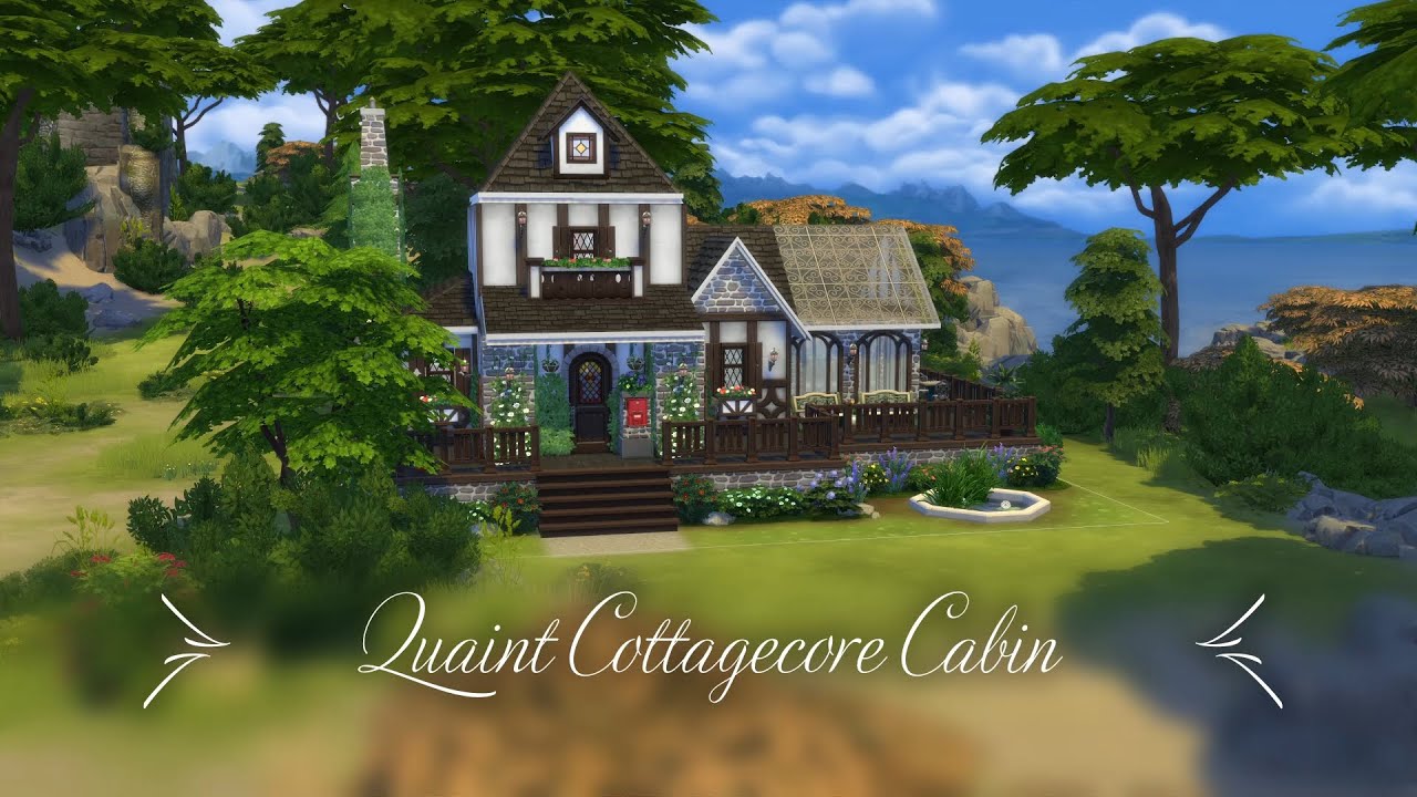 Cottagecore-style Cabin in The Sims 4!