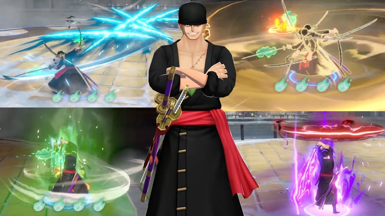 Геймплей Зоро Онигасимы | One Piece Fighting Path | OPFP