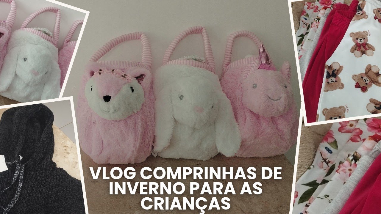 VLOG Comprinhas de inverno para as crianças