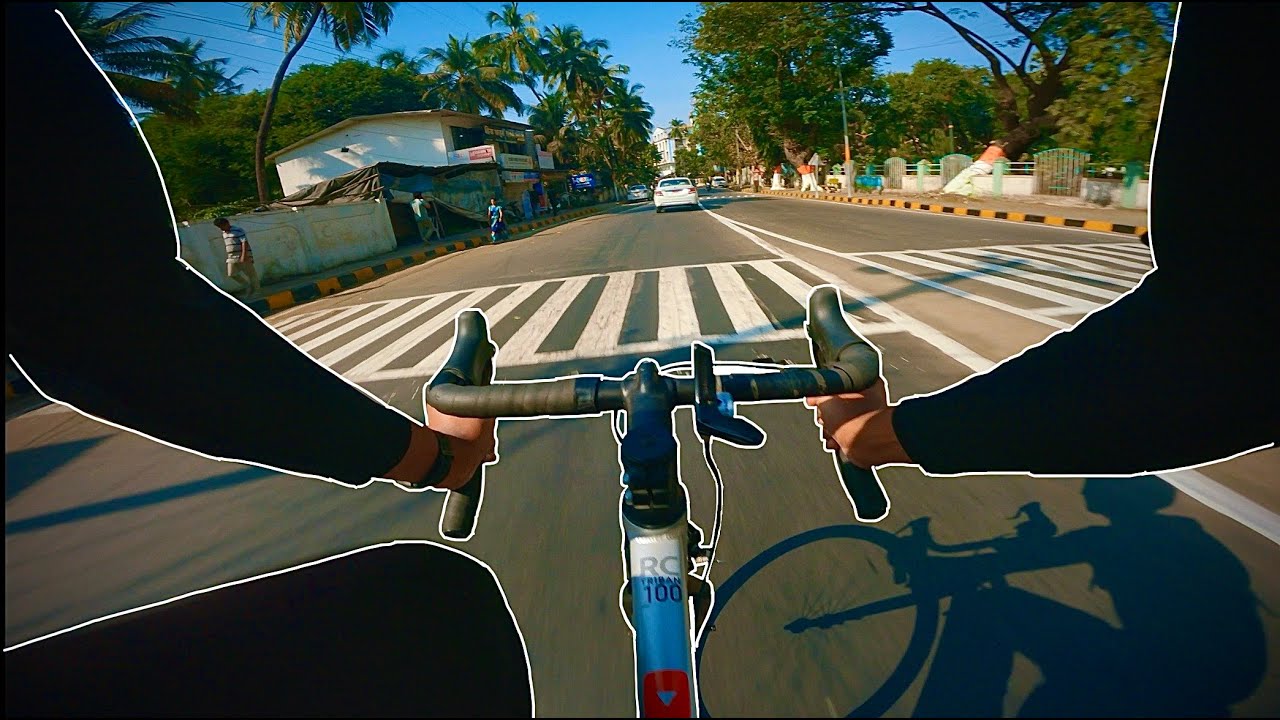 Indian Roads and Road Cycle never ending love story! Cycling to Suruchi Beach. Triban RC 100 :)