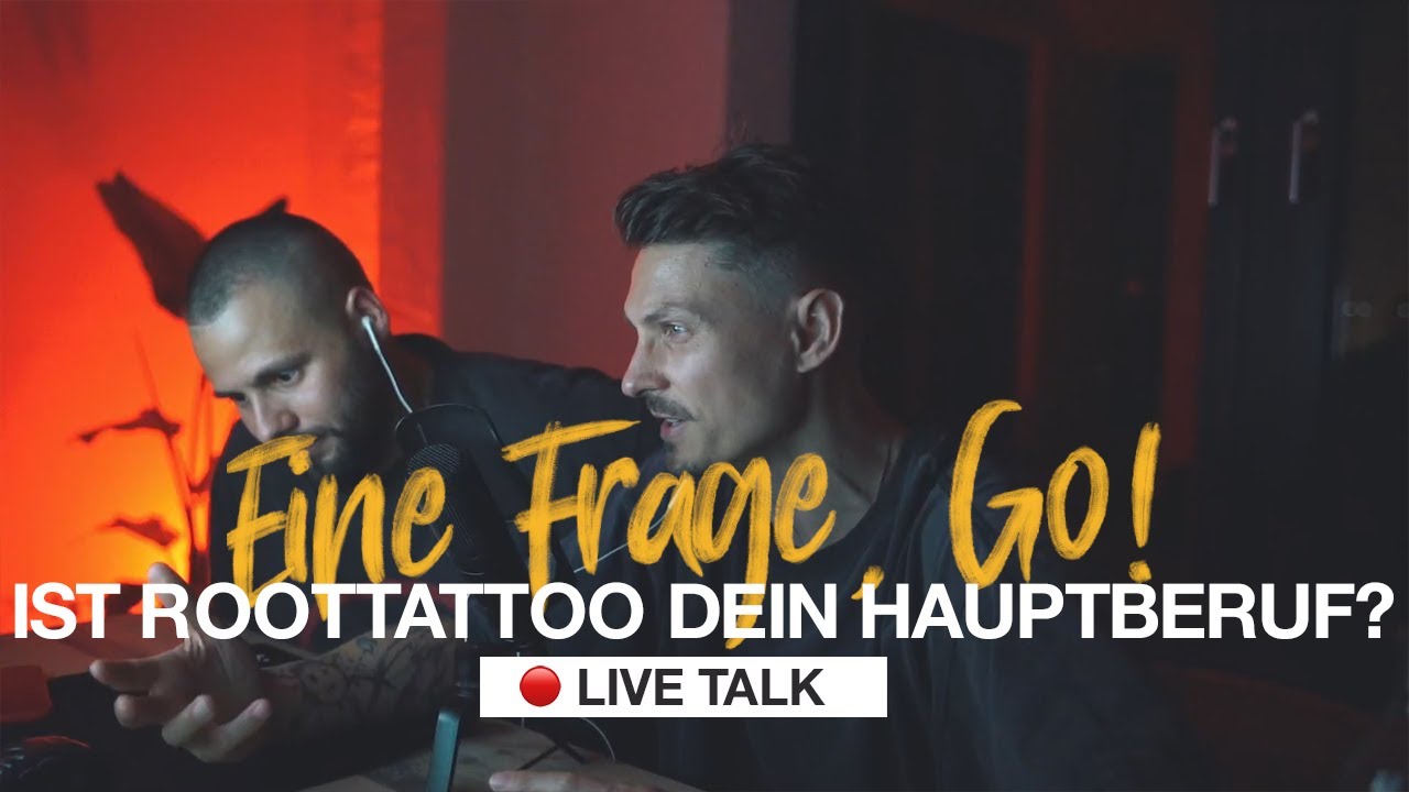Mache ich ROOTTATTOO hauptberuflich? Welches Equipment für Brandaufbau? | Eine Frage, GO!