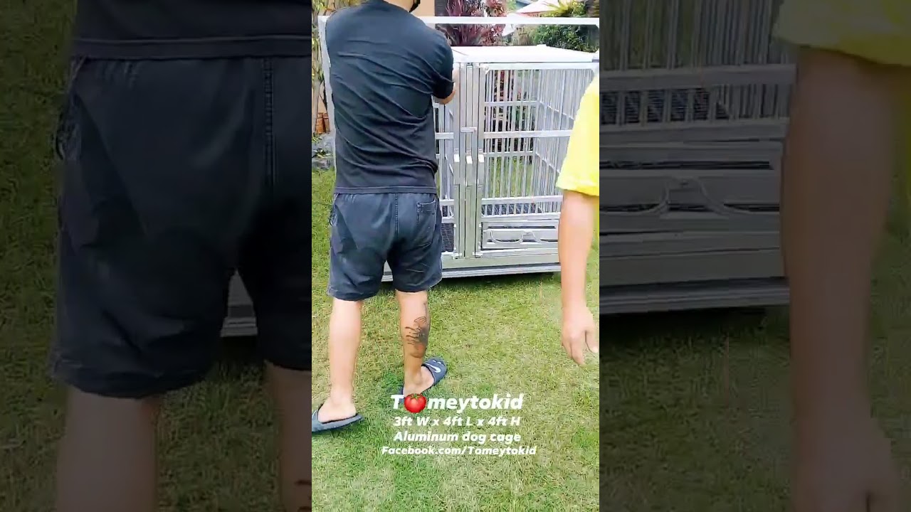 HOW TO ASSEMBLE ALUMINUM DOG CAGE (PAANO MAG ASSEMBLE NG ALUMINUM DOG CAGE)