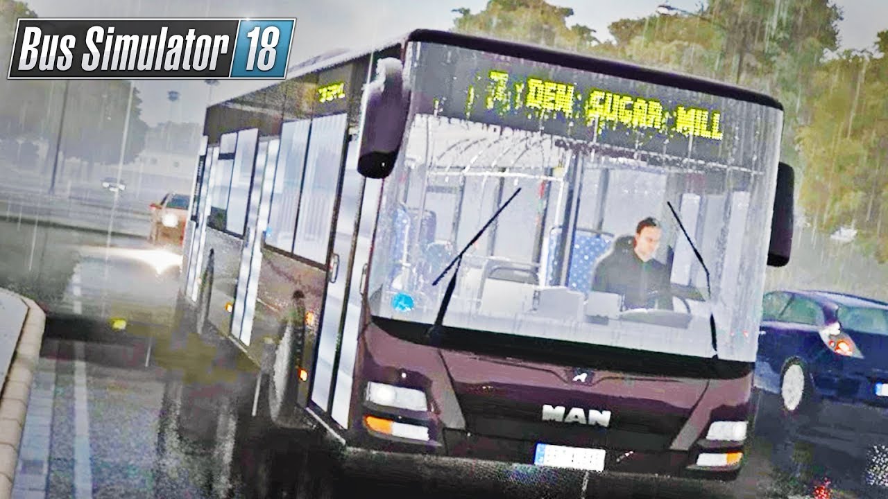 Bus Simulator 18 - Rain and Potholes