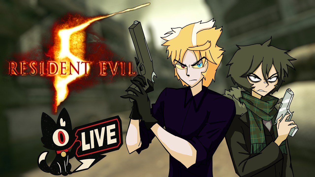Live | Resident Evil 5 Co-Op #02 | Me recuso a jogar no teclado e mouse | Maratona Resident evil
