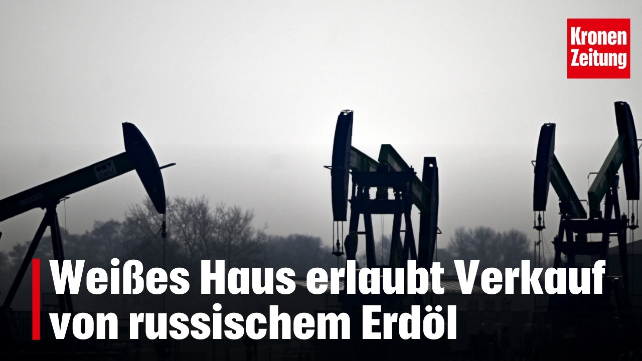 Weißes Haus erlaubt Verkauf von russischem Erdöl | krone.tv NEWS