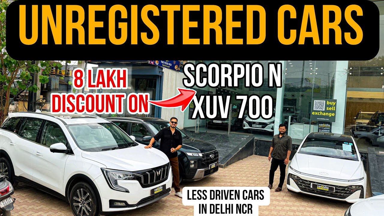 Huge Discount on UNREGISTERED Cars, Second Hand Cars in Delhi NCR, LESS DRIVEN Used Cars in Delhi