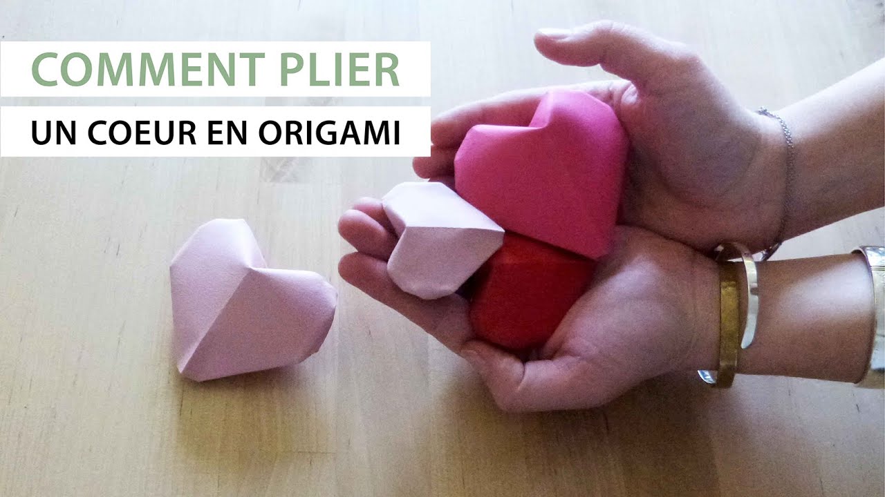 TUTO | COEUR EN ORIGAMI | ORIGAMI HEART (VOSTen)