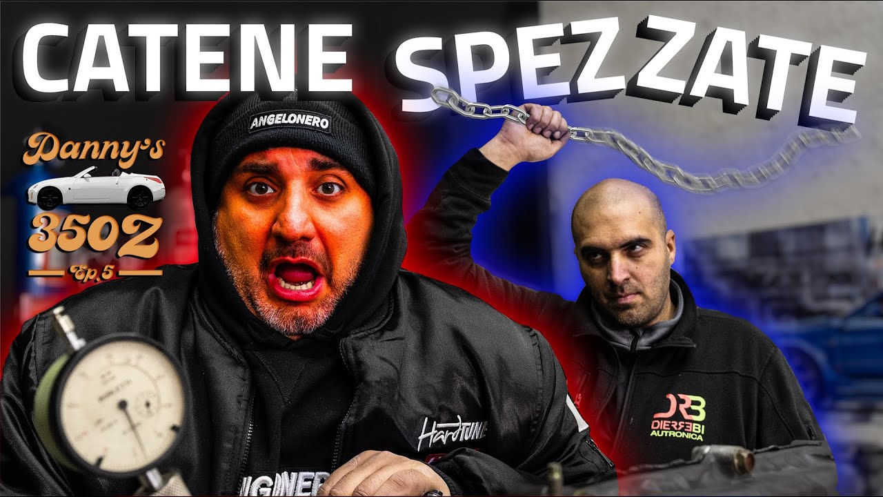 UNA FASE DELICATA SUL MOTORE DELLA 350Z DI DANNY LAZZARIN - LE CATENE!🔗