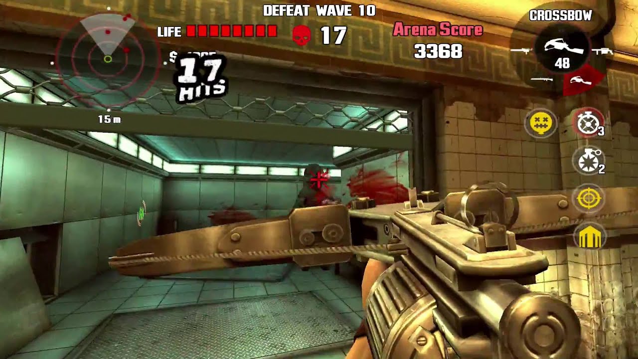 Dead Trigger 1 Arena Rank 50 My Favourite 4 Weapons Subway Wave 44 Live Stream