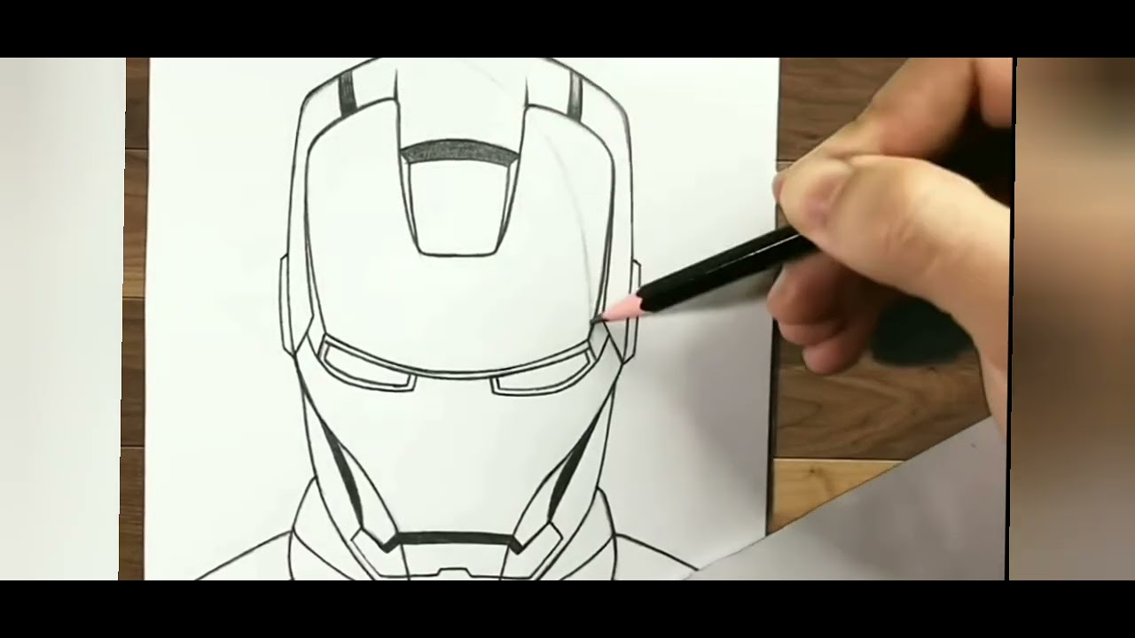 How to draw Iron Man #drawing #art #sketch #ironman #robertdowneyjr @RobertDowneyJrOfficial 