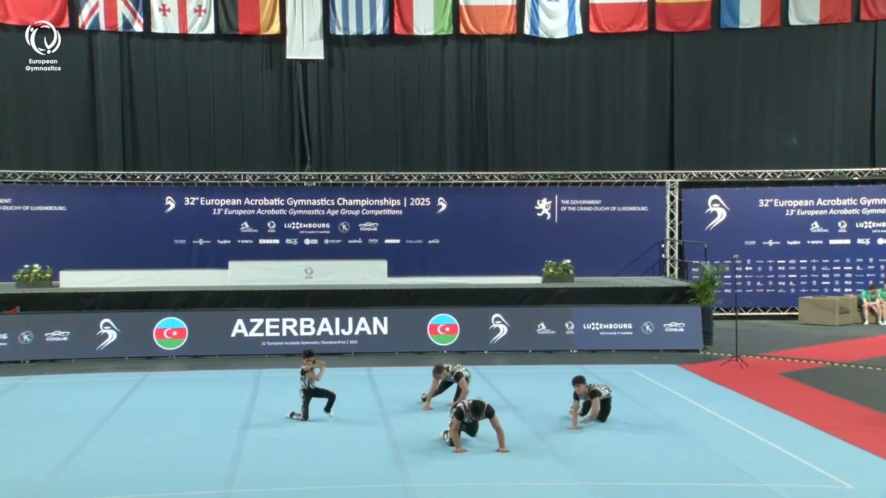 Azerbaijan - 2025 ACRO European bronze medallists, Men's Groups Balance