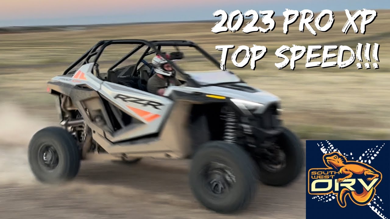 2023 RZR Pro XP &mdash; заезд на максимальной скорости!!!