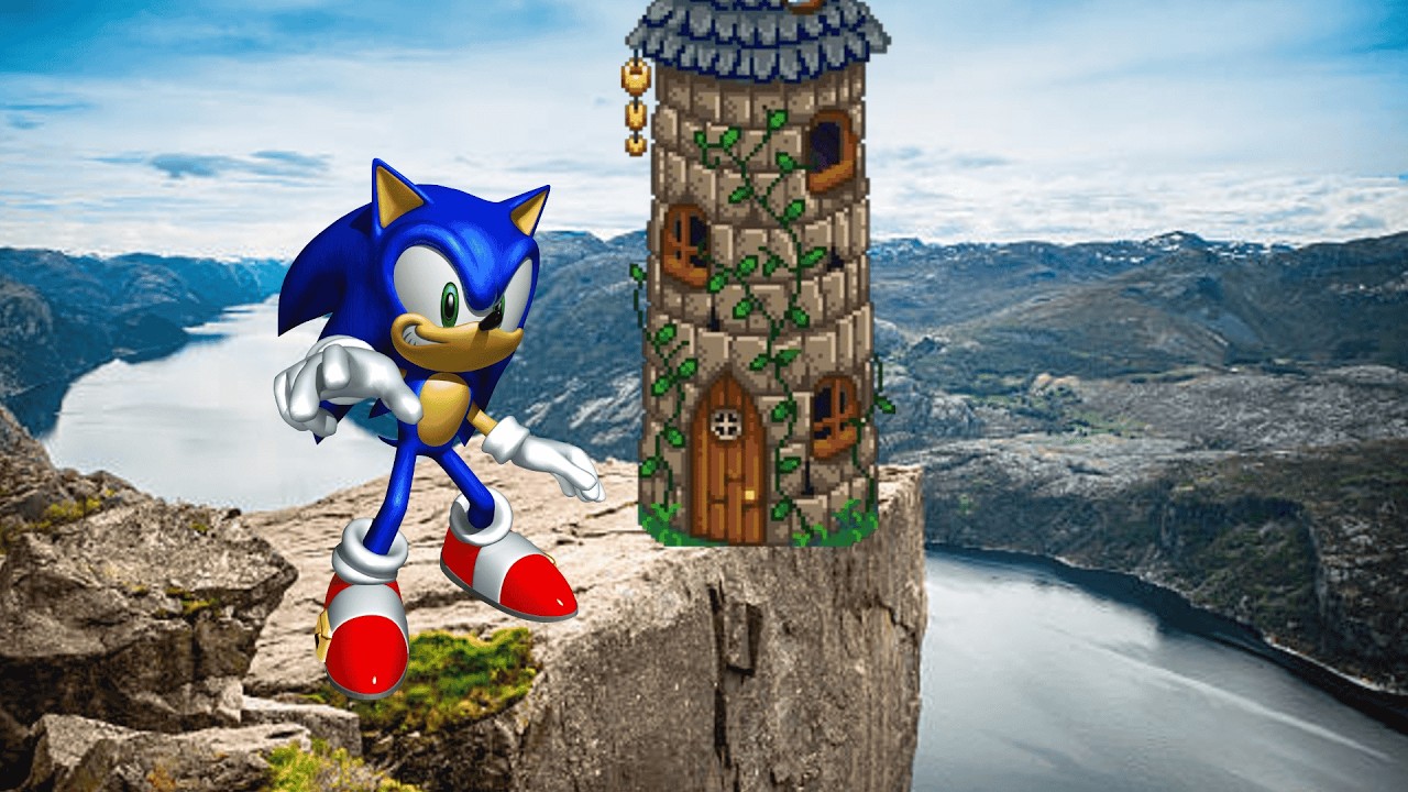Sonic visits the local evil wizard!!!