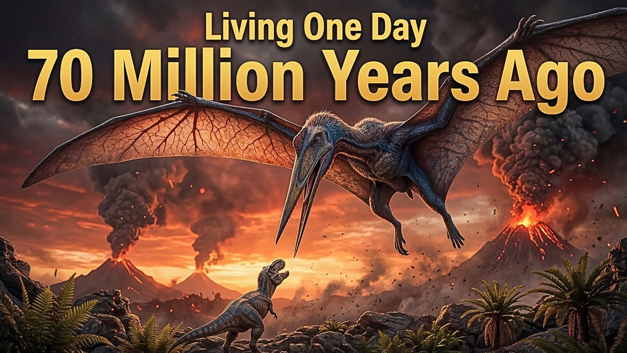 Living One Day 70 Million Years Ago: The Largest Dino That Ruled Skies Before the Meteor Explosion